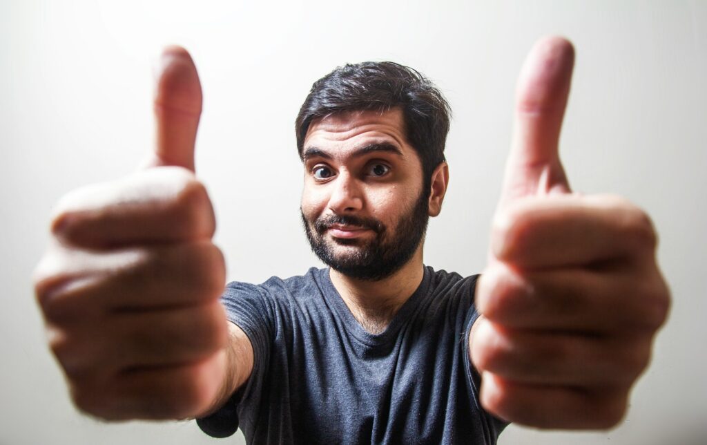 sinal de positivo de que o negocio deu certo